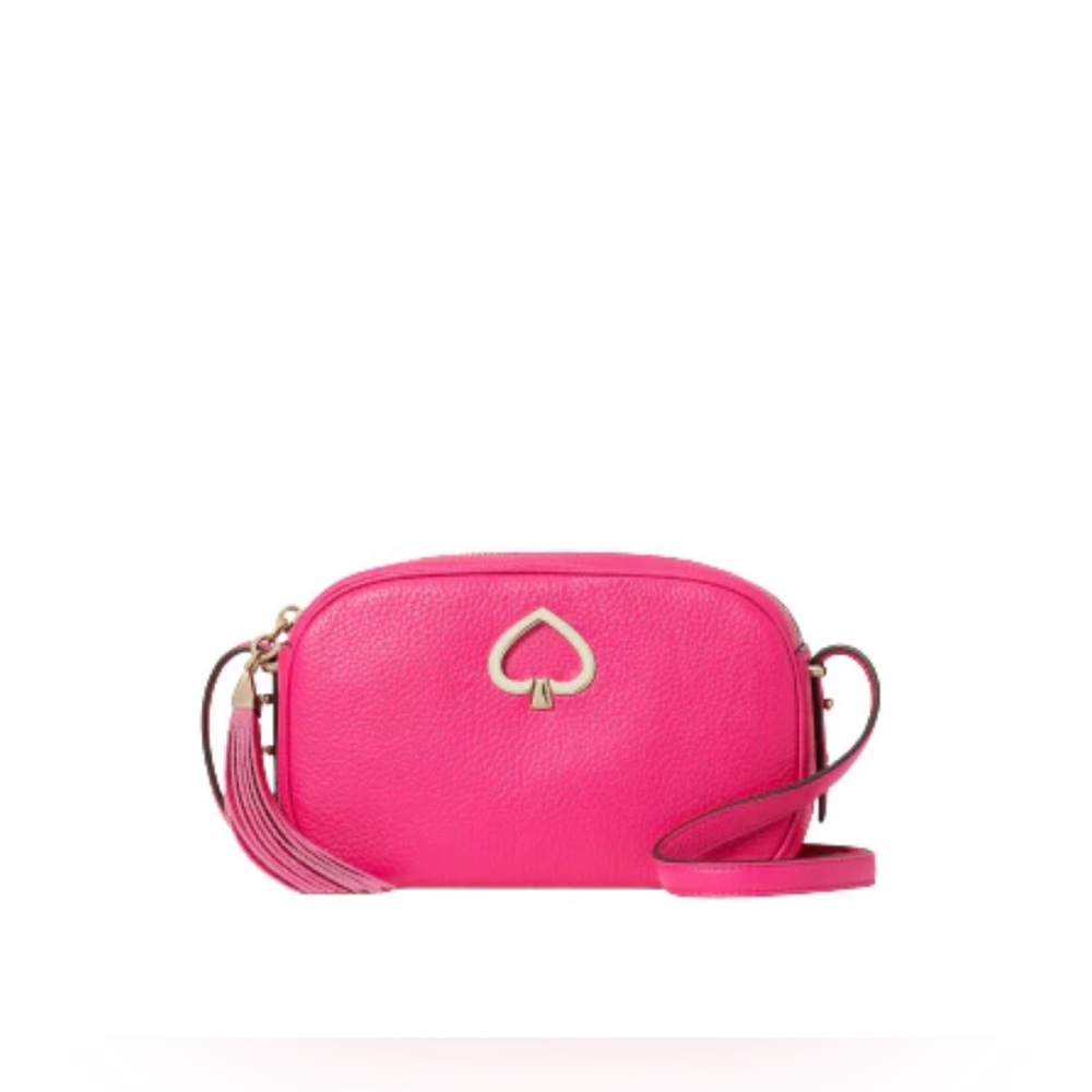 Kate Spade Pink Crossbody Bag with Heart Logo